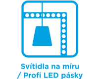 Svítidla na míru - Profi LED pásky