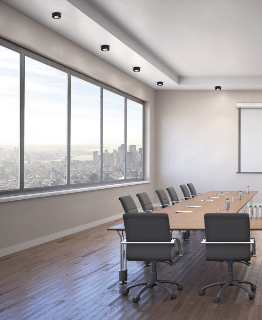 Conference room interior. 3d illustration